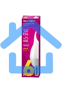 Лампа светодиодная ОНЛАЙТ 71620 OLL-FC37-6-230-2.7K-E14-FR