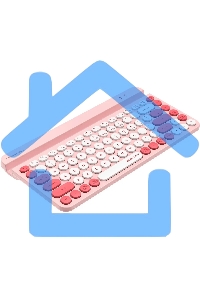 Клавиатура A4Tech Fstyler FBK30 розовый USB беспроводная BT/Radio slim Multimedia (FBK30 RASPBERRY)