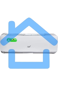 Кондиционер сплит-система настенного типа RIX LITE I/O-W07MB 7000 BTU, 21 м², 23 дБ, охлаждение, обогрев, осушение, белый