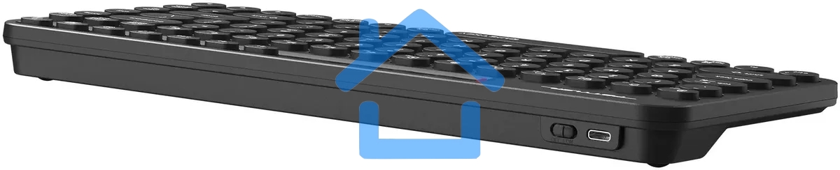 Клавиатура A4Tech Fstyler FBK36C AS беспроводная, USB, Bluetooth/Радиоканал, черный