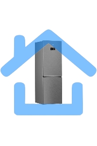 Холодильник Beko B3RCNK362HX нержавеющая сталь двухкамерный 220/100л морозилка снизу Total No Frost