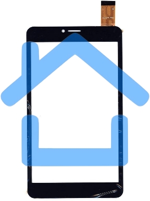 Сенсорное стекло (тачскрин) Kingvina-PG707. черное