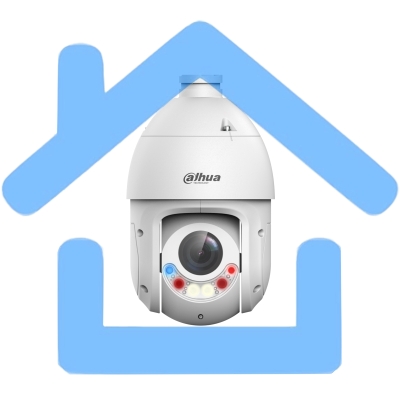 Камера видеонаблюдения IP Dahua PTZ DH-SD4E425GB-HNR-A-PV1 5-125мм цв. корп.:белый