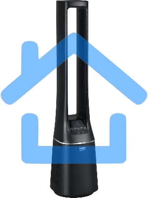 Воздухоочиститель-рециркулятор Beko EBA 6000 B 36Вт черный