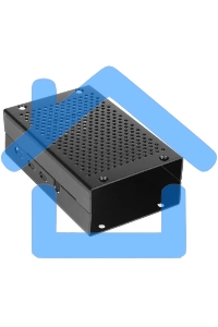 Корпус перфорированный Qumo, Aluminum Case, Raspberry Pi 4B, черный(RS026)