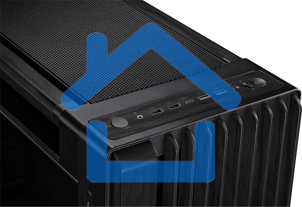 Компьютерный корпус ASUS PROART PA602 WOOD TG PWM черный