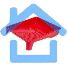 Кюветка (ванночка) малярная 33х35см, красная Rexant