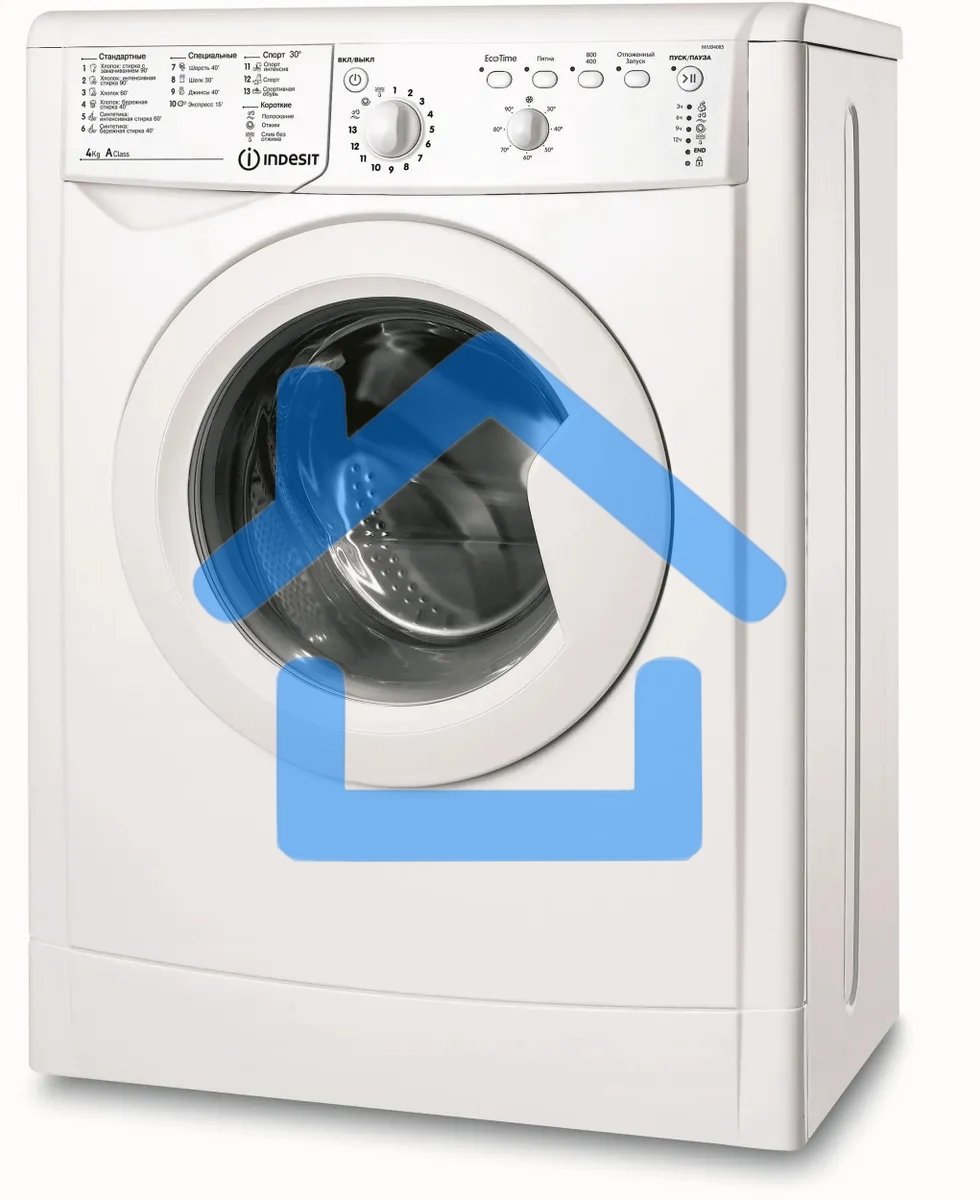 Стиральная машина Indesit IWUB 4085 (CIS) белый, загр. фронтальная макс.: 4 кг 800 об/мин класс: А