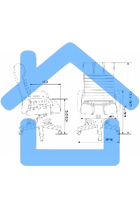 Кресло руководителя Бюрократ KB-10WALNUT/B/LEATH черный, кожа, крестовина дерево