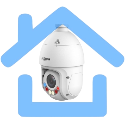 Камера видеонаблюдения IP Dahua PTZ DH-SD4E425GB-HNR-A-PV1 5-125мм цв. корп.:белый