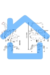 Кресло компьютерное Бюрократ CH-W797/BL/TW-10 TW-10 синий, спинка сетка, сиденье синий, колеса белый/синий, пластик белый