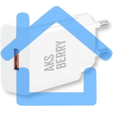 Сетевое зарядное устройство Aksberry (6972969383057) T42 QC30 (белый)