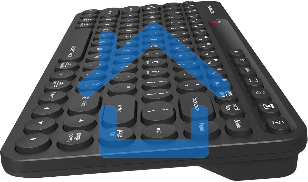 Клавиатура A4Tech Fstyler FBK36C AS беспроводная, USB, Bluetooth/Радиоканал, черный