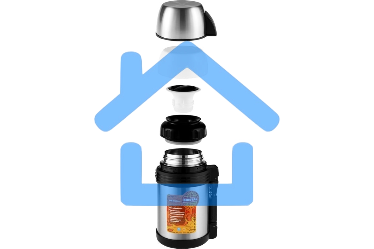 Термос Biostal NGP-1800P универсальный c ручкой