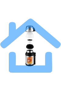 Термос Biostal NGP-1800P универсальный c ручкой