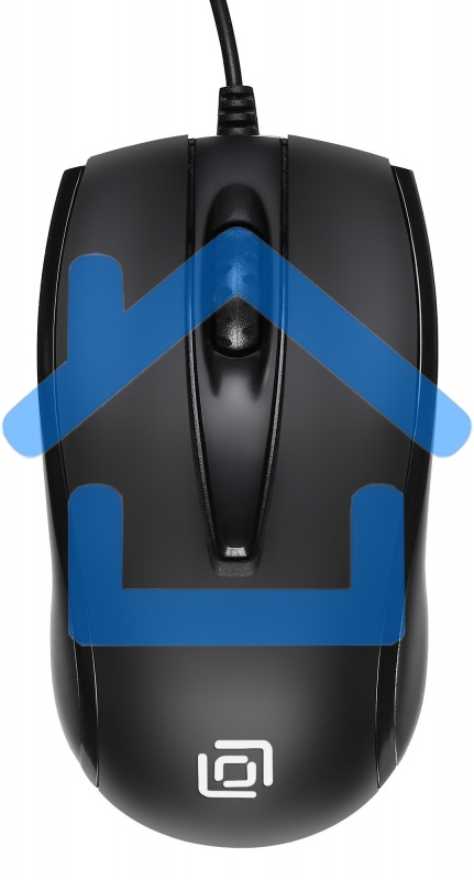 Мышь проводная Oklick 325M черный, 1000 dpi, USB, кнопки - 3