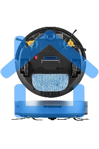 Робот-пылесос Endever Spectre-88 голубой, 1500 мА/ч Li-ion, уборка сухая/влажная, пылесборник контейнер 0.4 л