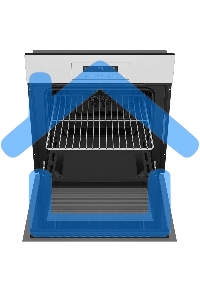 Духовой шкаф электрический HOMSair OEH606WH белый