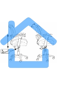 Кресло компьютерное Бюрократ CH-W797/BL/TW-10 TW-10 синий, спинка сетка, сиденье синий, колеса белый/синий, пластик белый