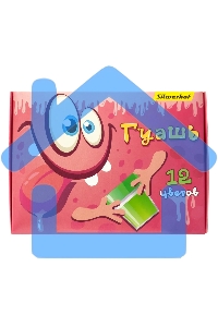 Гуашь Silwerhof Монстрики, 12 цветов, баночка, 20мл, картонная коробка