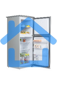 Холодильник Бирюса M553 металлик двухкамерный 160/70л морозилка сверху автоматическое оттаивание