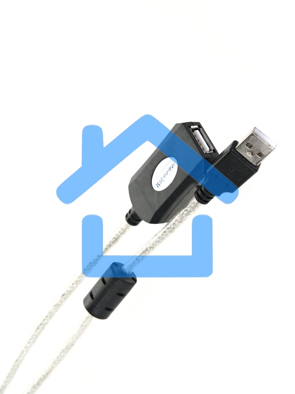 Кабель VCOM VUS7049-10M USB2.0-repeater, удлинительный активный <Am-->Af> 10м