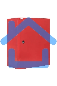 Щит с монтажной панелью EKF PROxima ЩМПг- 40.30.22 (ЩРНМ-1) RAL 3001 IP54