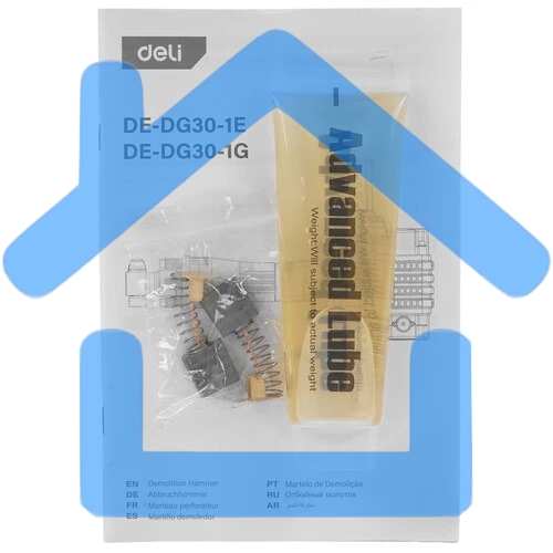 Отбойный молоток Deli DE-DG30-1E (2100Вт, 75Дж, кейс)