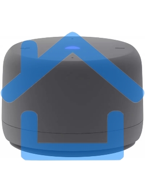 Умная колонка Яндекс Станция Лайт 2 с Алисой, без часов, 6 Вт, модель YNDX-00028 (серый)