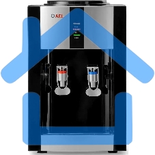 Кулер AEL TC-AEL-47 настольный компрессорный черный/серебристый