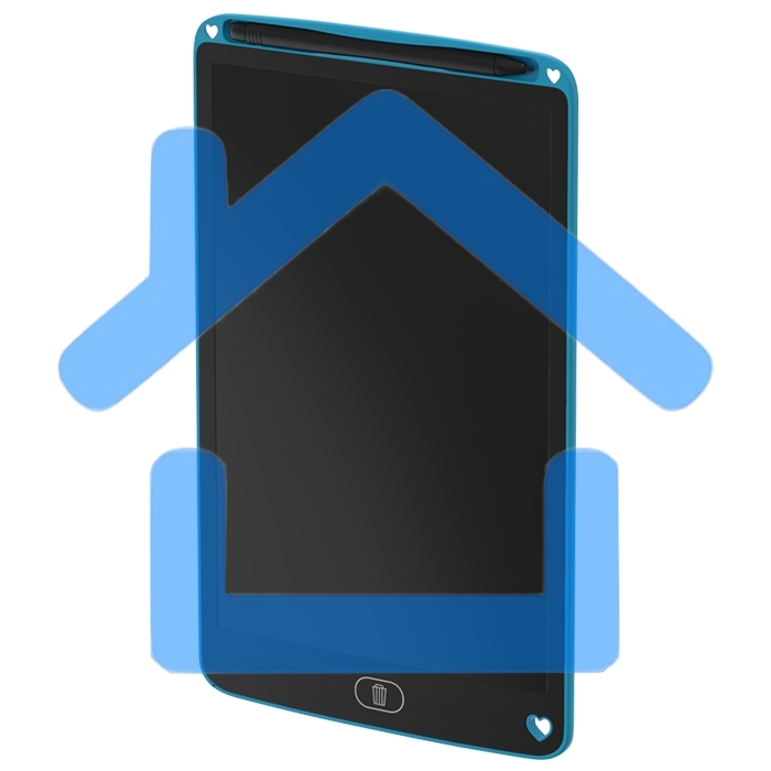 Графический планшет Maxvi MGT-02 blue, LCD планшет для заметок и рисования