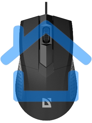 Мышь проводная Defender Optimum MB-270 черный, 1200 dpi, USB, кнопки - 3