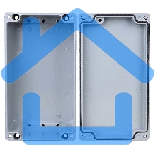 Корпус ACD XG387 Metal case IP65, 200*120*80mm, металлический, 3 отверстия (28 + 28 + 23мм) с резиновыми заглушками, серебристый, совместим с Raspberry Pi 3B, 3B+, 4, Orange Pi