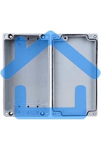 Корпус ACD XG387 Metal case IP65, 200*120*80mm, металлический, 3 отверстия (28 + 28 + 23мм) с резиновыми заглушками, серебристый, совместим с Raspberry Pi 3B, 3B+, 4, Orange Pi