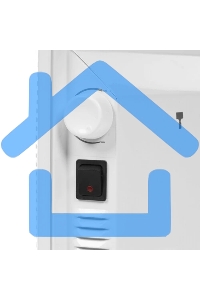 Конвектор Starwind SHV5010, белый, 1000 Вт, 15 м2, термостат, 1 режим мощности