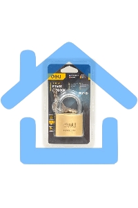 Замок навесной Deli DL508906 латунный, 50мм