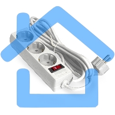 Сетевой фильтр ExeGate EX221178RUS SP-3-1.8W (3 розетки, 1.8м, евровилка, белый)