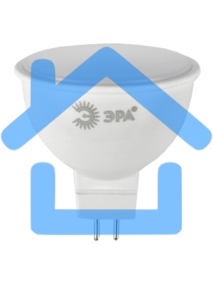 Лампа светодиодная ЭРА Б0032996 STD LED MR16-10W-840-GU5.3 10 Вт софит нейтральный белый свет