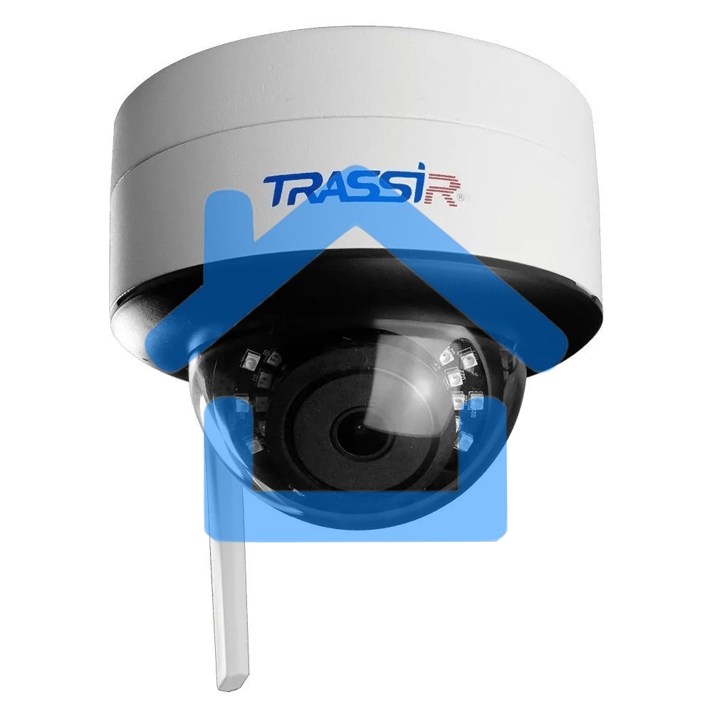 Камера IP TRASSIR TR-D3121IR2W v3 2.8 2Мп, объектив 2.8 мм