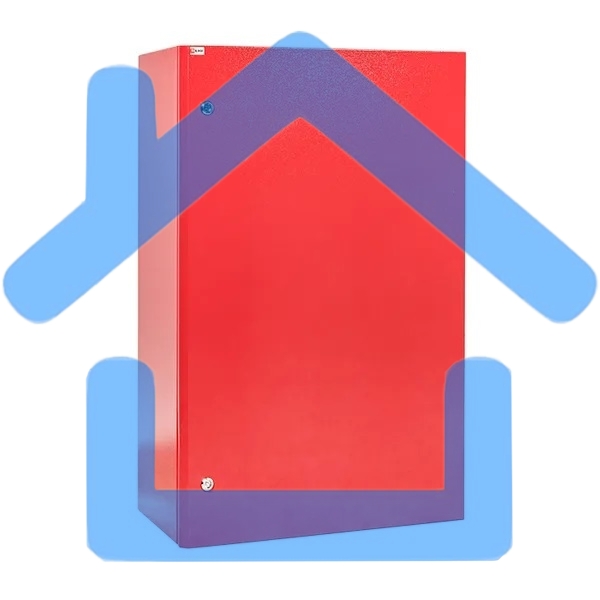 Щит с монтажной панелью EKF PROxima ЩМПг-100.65.30 (ЩРНМ-5) RAL 3001 IP54