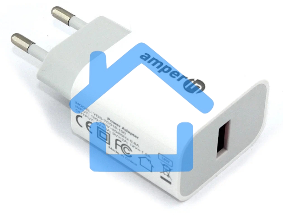 Блок питания (сетевой адаптер) Amperin USB-C (YDS-TC025-001) 25W, белый