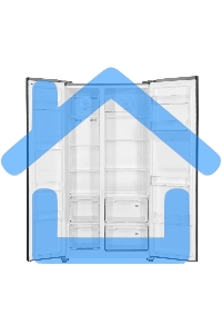 Холодильник Kraft KF-MS4801BI черный двухкамерный, 316/164 л, морозилка сбоку, No Frost, Side-by-Side
