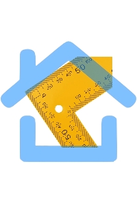 Угольник стальной, 200 мм х 300 мм, ультрафиолетовая печать (измерительная шкала) Denzel