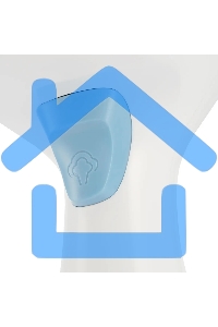 Отпариватель ручной Hyundai H-HS02125 1650Вт белый/голубой