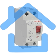 Выключатель дифференциального тока (УЗО) 2п (1P+N) 63А 300мА тип AC MDL100 YON MDL100-2P4-63-AC
