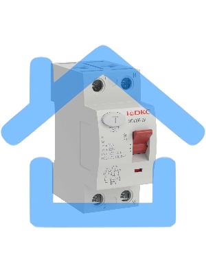 Выключатель дифференциального тока (УЗО) 2п (1P+N) 63А 300мА тип AC MDL100 YON MDL100-2P4-63-AC