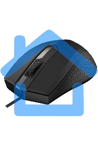 Мышь проводная Defender Optimum MB-270 черный, 1200 dpi, USB, кнопки - 3