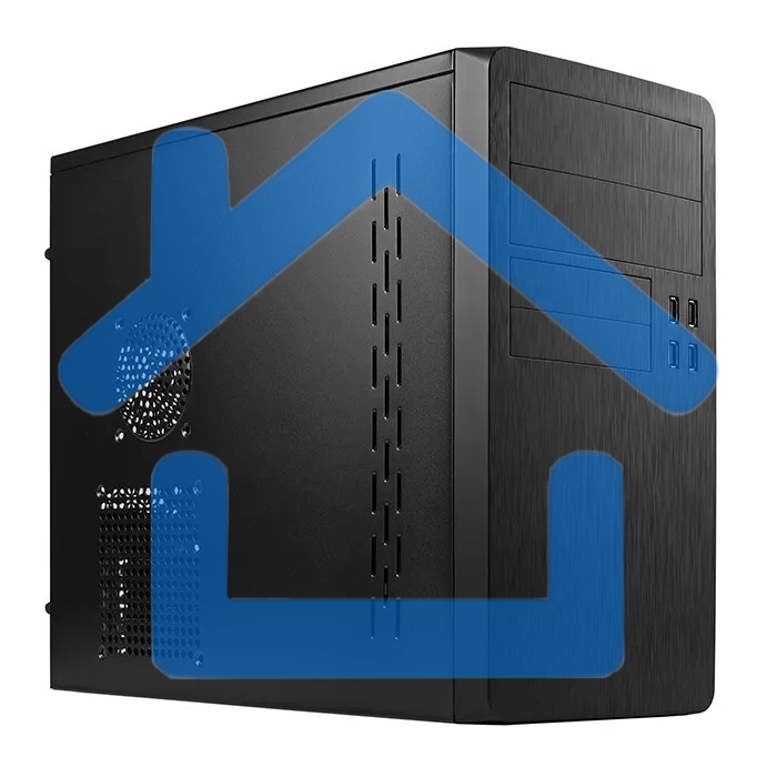 Компьютерный корпус Prime Box PC320 (4*USB 2.0; 2*USB 3.0, eLock)