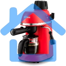 Кофеварка капельная Kitfort КТ-760-1 красный/черный, молотый кофе, 240мл, 800Вт, 3,5 бар