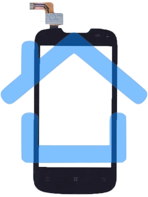 Сенсорное стекло (тачскрин) для Lenovo A690, черное